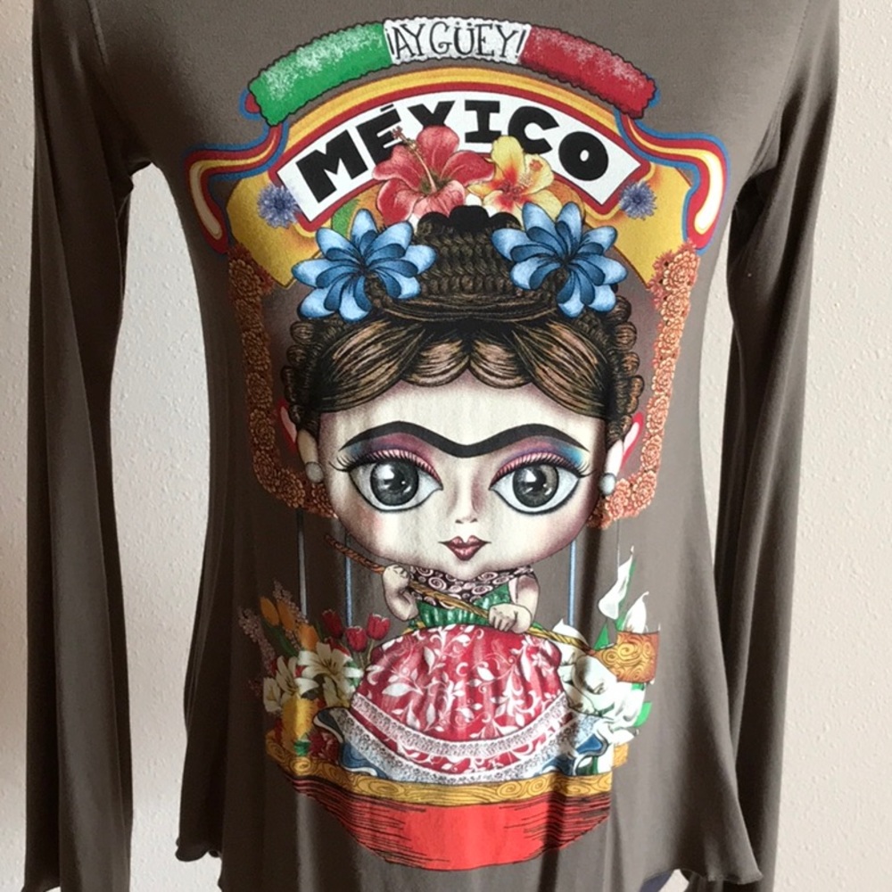 Ay Guey! Mexico Girl Graphic Top